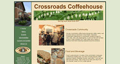 Desktop Screenshot of crossroadscoffeehouse.net